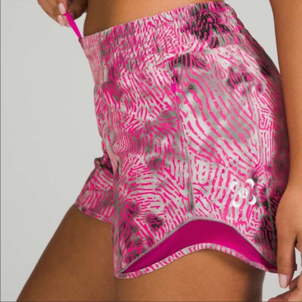 Lululemon SW Reflective Hotty Hot High-Rise Lined Short 4" - Picture 2 of 7